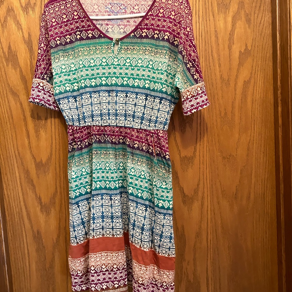 Sonoma Pink and Blue Patterned Top